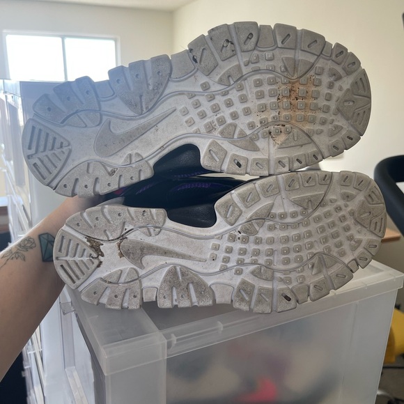 Men Nike Air Barrage Mid Raptors Black Purple: size 6 - Picture 4 of 4